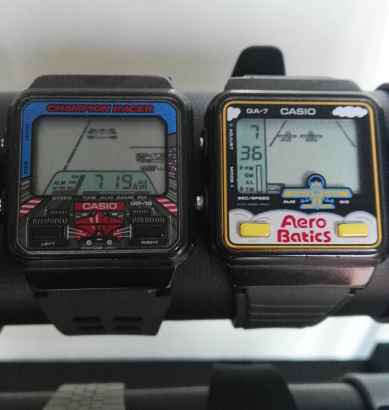 Diferentes modelos de relojes con videojuegos