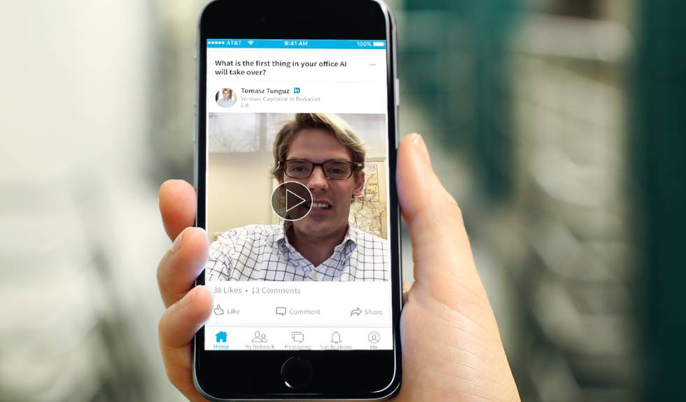 Llegan los vídeos a LinkedIn