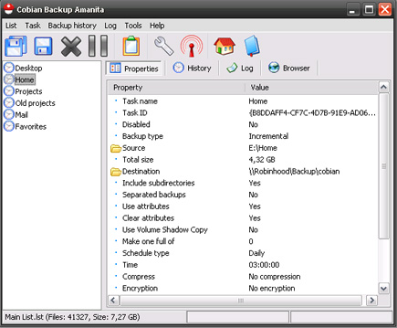Copias de seguridad con Cobian Backup para Windows