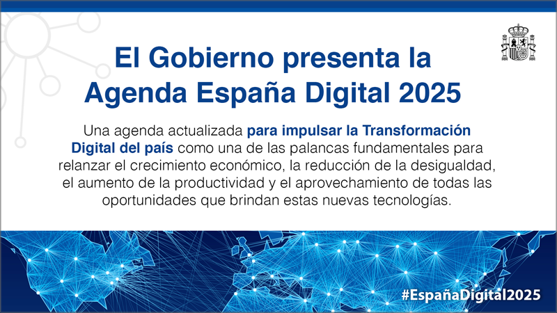Qué es España Digital 2025, programa del Gobierno