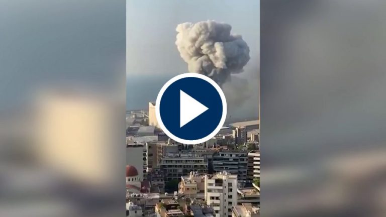 Una fuerte explosión hace temblar Beirut