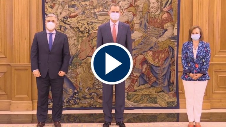 Primera aparición del Rey Felipe VI tras la fuga de su padre Primera aparición del Rey Felipe VI tras la fuga de su padre