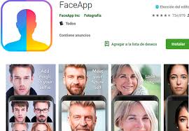 Faceapp te roba datos de Facebook