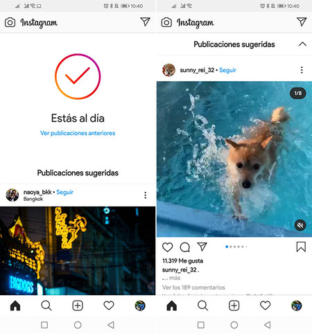 Instagram y las 'publicaciones sugeridas'