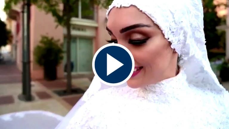 Bodas de sangre: novia impactada por la explosión de Beirut mientras se hacía fotos