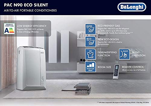 Los mejores aires acondicionados portátiles relación calidad-precio 8 Moncloa Pac N90 Eco Silent,