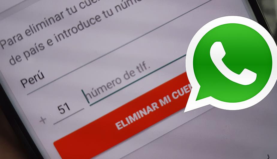 Si eliminas tu cuenta en WhatsApp