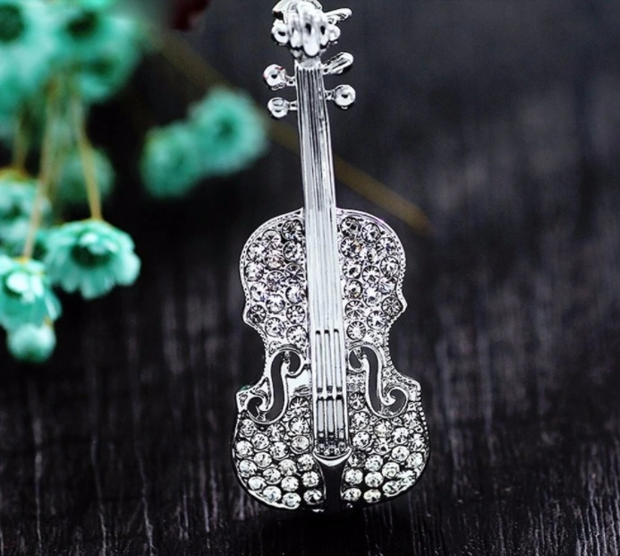 broche violín