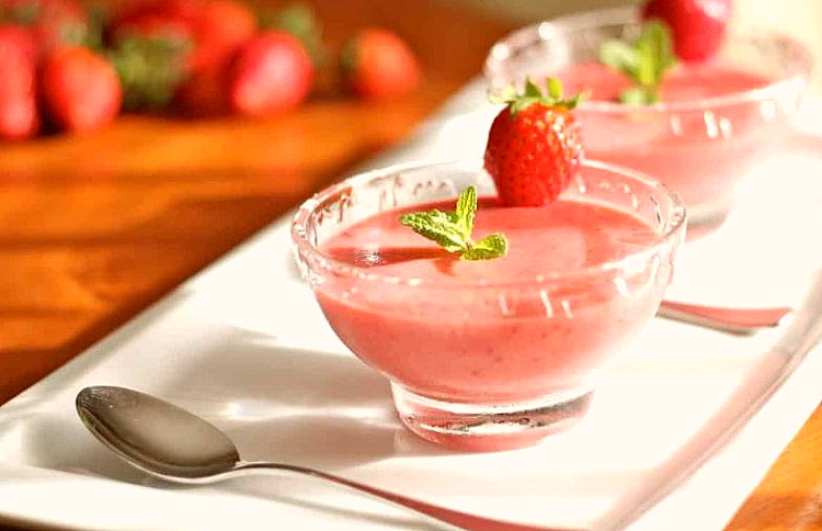 Gazpacho de fresas 