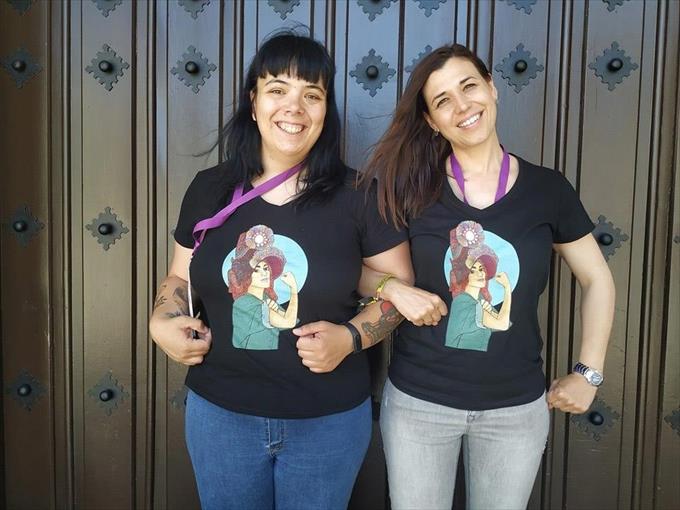 Mavi Mata y Elena Mejías