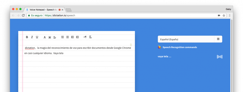 Dictacion, de las mejores aplicaciones