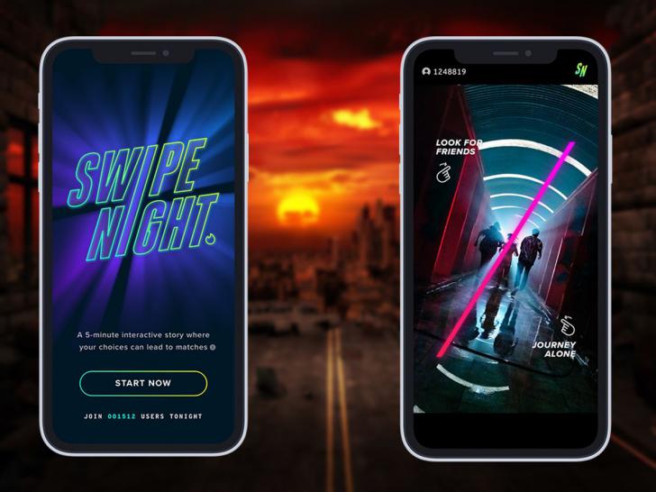 Así será Swipe Night, el evento interactivo de Tinder 4 Moncloa Horas y fechas de Swipe Night de Tinder