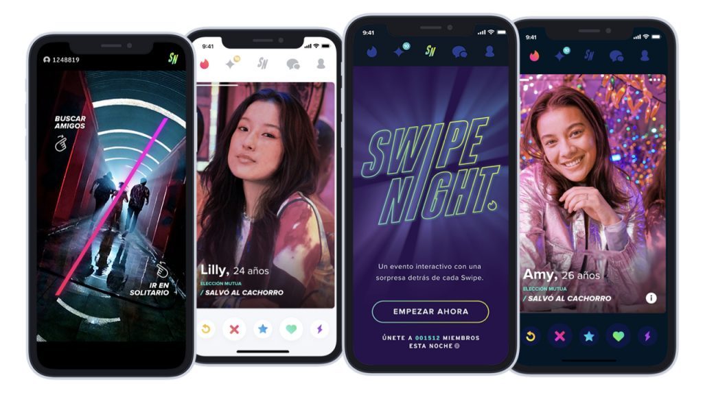 Así será Swipe Night, el evento interactivo de Tinder 2 Moncloa Las normas de Tinder