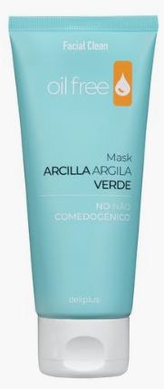 Mascarilla facial arcilla verde Deliplus 