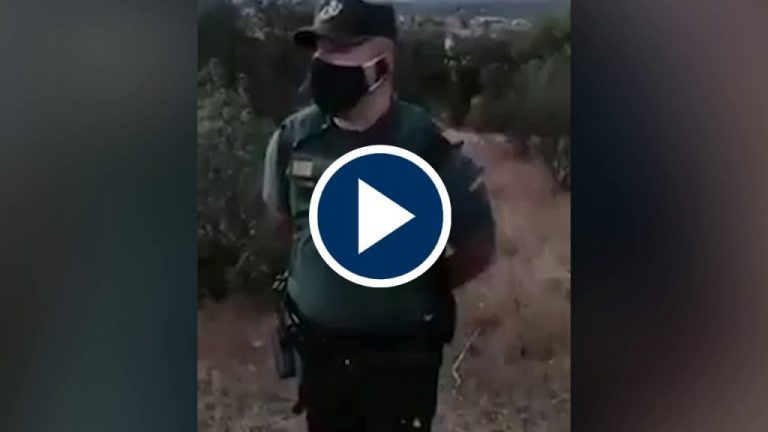 Un ‘hater’ de Iglesias enloquece a gritos contra un Guardia Civil en Galapagar