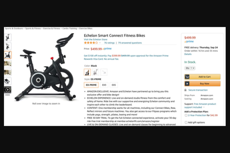 Así es Prime Bike, la nueva bicicleta estática inteligente que ha roto el mercado 6 Moncloa No es un producto Amazon