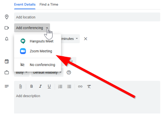 Sincroniza las reuniones de Zoom con Google Calendar
