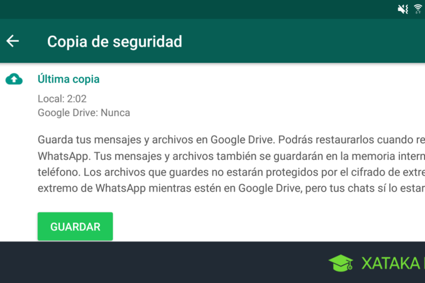 Cómo crear una copia de seguridad de los mensajes de WhatsApp