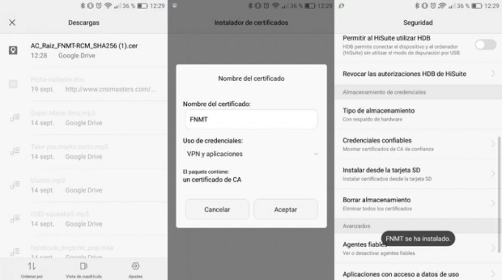 Ejecutar el archivo en Android