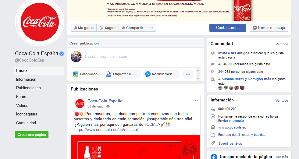 estrategia coca cola Moncloa