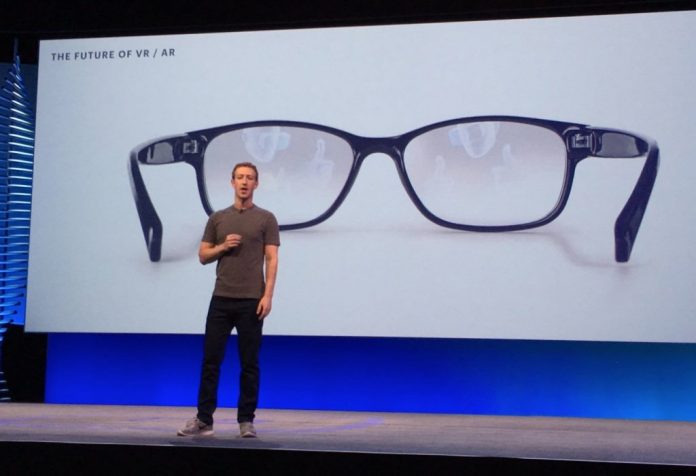 gafas de realidad aumentada de Facebook