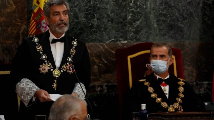 jueces molestos por la ausencia de Felipe VI