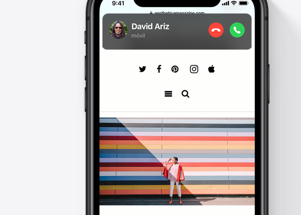 Llamadas integradas en el iPhone