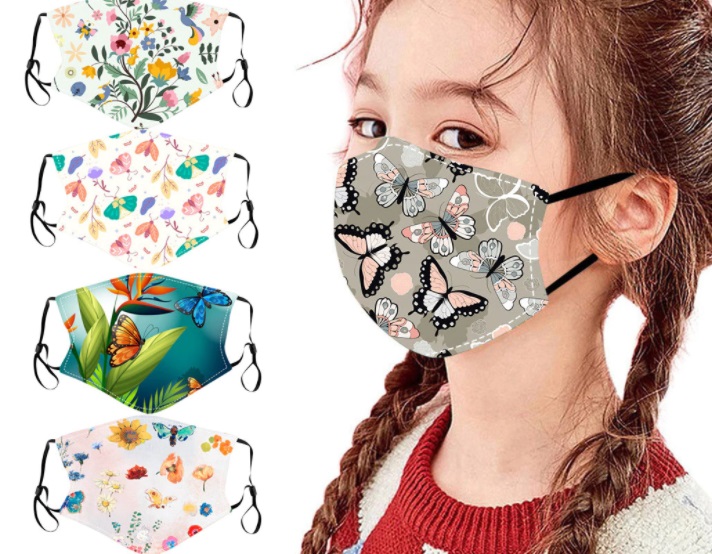 mascarilla estampada niños