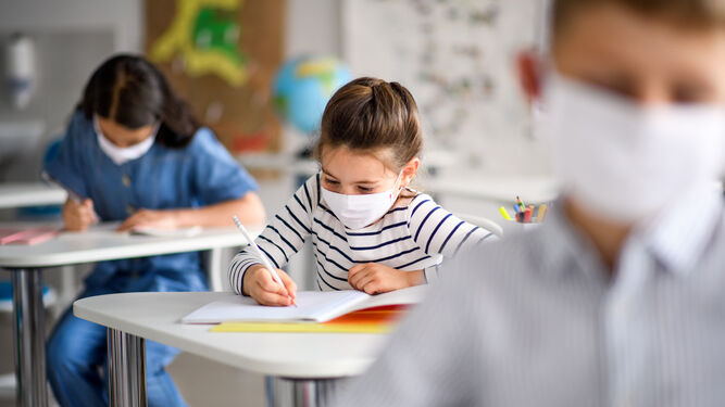 niños en el cole Moncloa