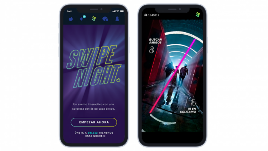 Así será Swipe Night, el evento interactivo de Tinder 1 Moncloa Qué es Swipe Night