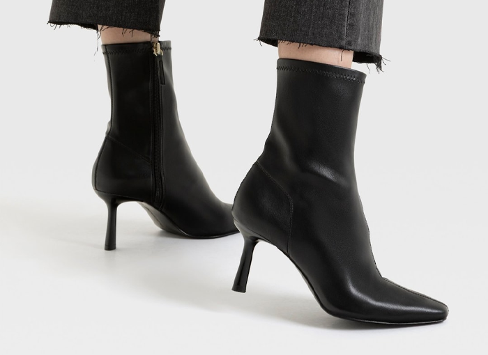 BOTINES DE TACÓN FINO STRETCH