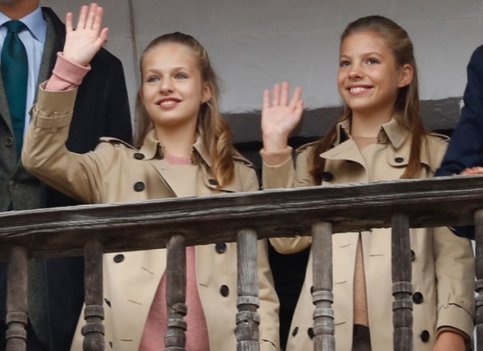 LA INFANTA SOFÍA, MÁS DISTRAÍDA QUE SU HERMANA