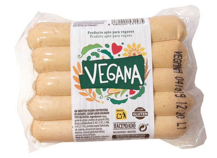 SALCHICHAS VEGANAS DE MERCADONA