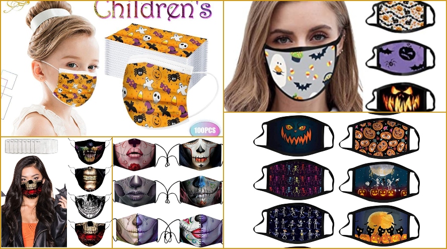 Amazon 10 mascarillas para disfrutar de Halloween a lo grande