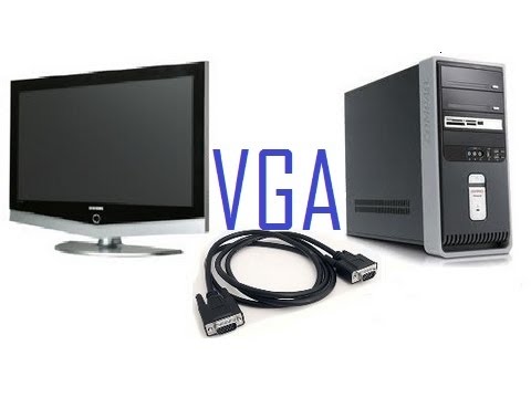 Con cable VGA