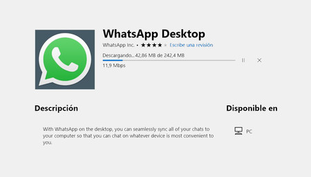 Cómo descargar WhatsApp Desktop