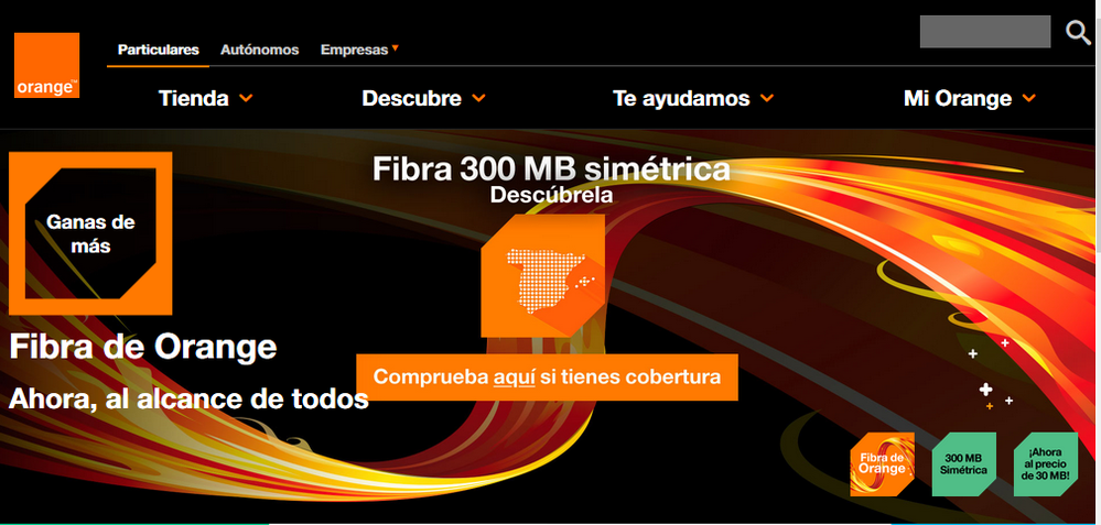 La fibra de Orange