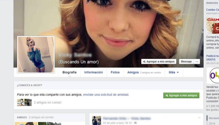 Los perfiles falsos de Facebook