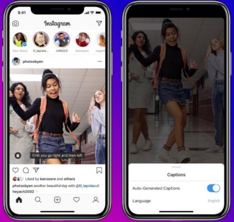 Los subtítulos de IGTV de Instagram