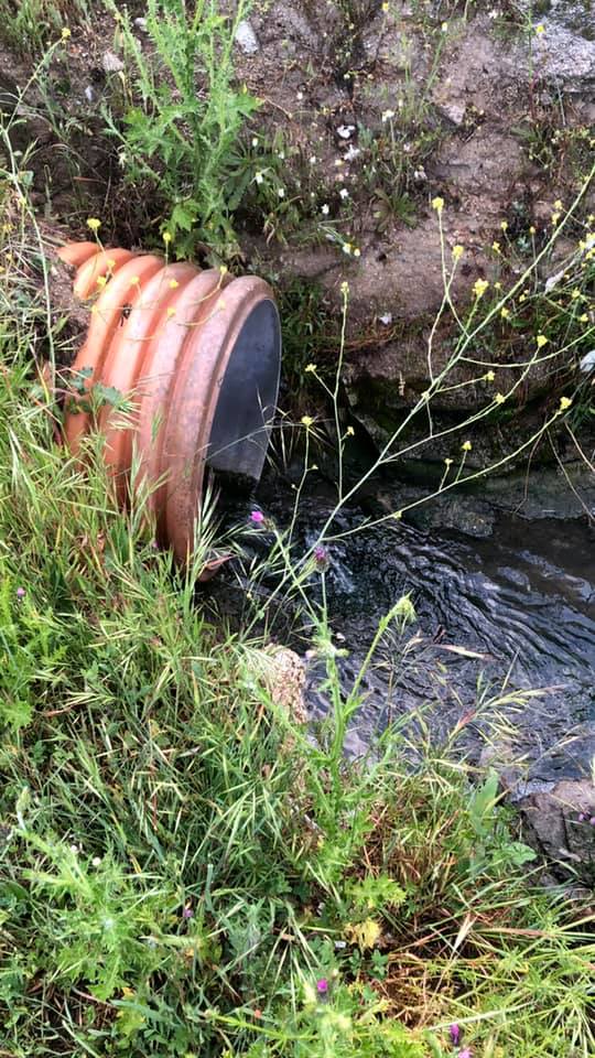 Diez años vertiendo aguas fecales en ruinas romanas, así se las gastan en este pueblo 2 Moncloa TUBERÍA Moncloa