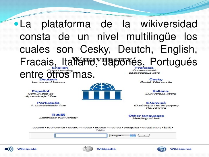 Todos los detalles (y secretos) de la nueva Wikipedia 7 Moncloa Otros proyectos en marcha