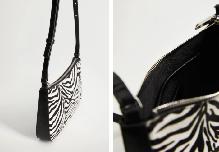 bolso baguette mango