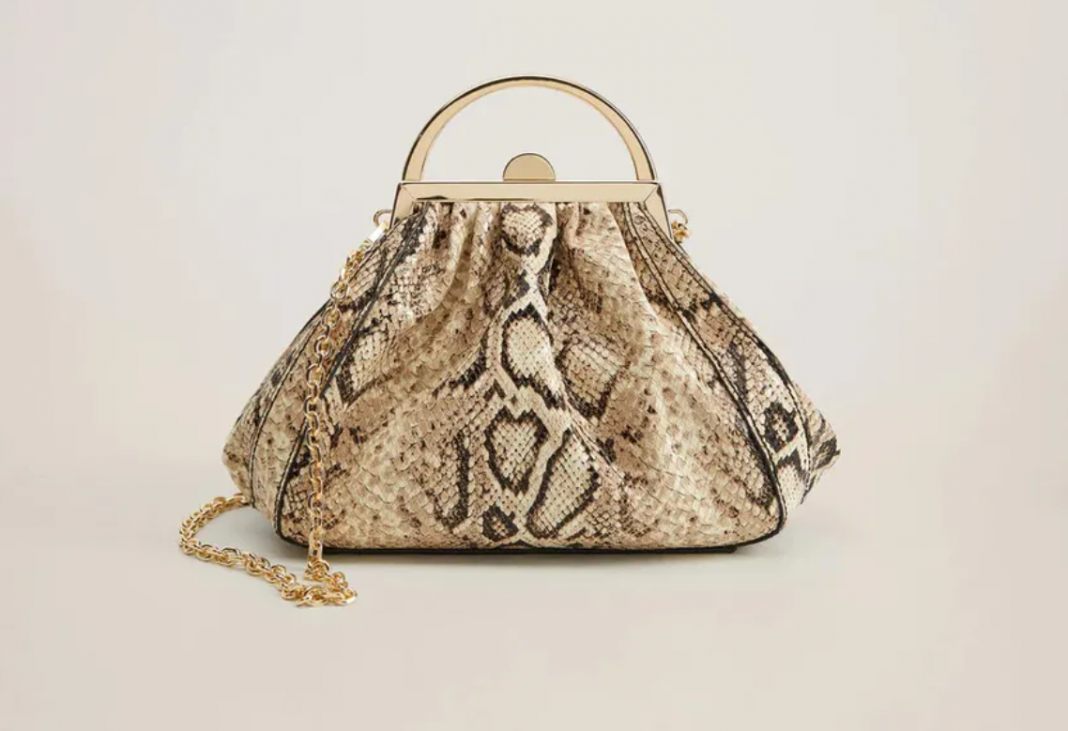 bolso mango serpiente