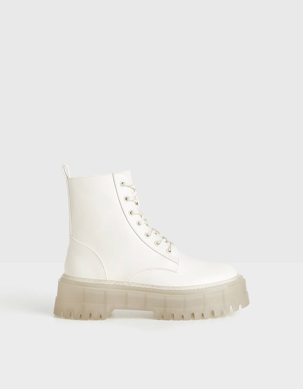 botines plataforma bershka