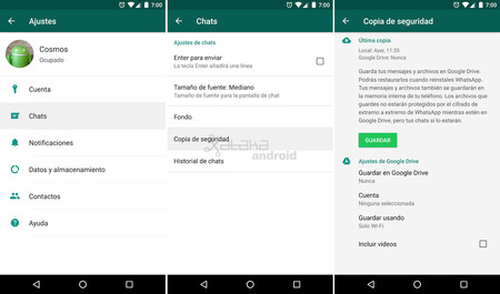 Dos maneras de recuperar los mensajes de WhatsApp