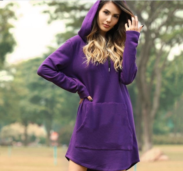 sudadera en forma vestido