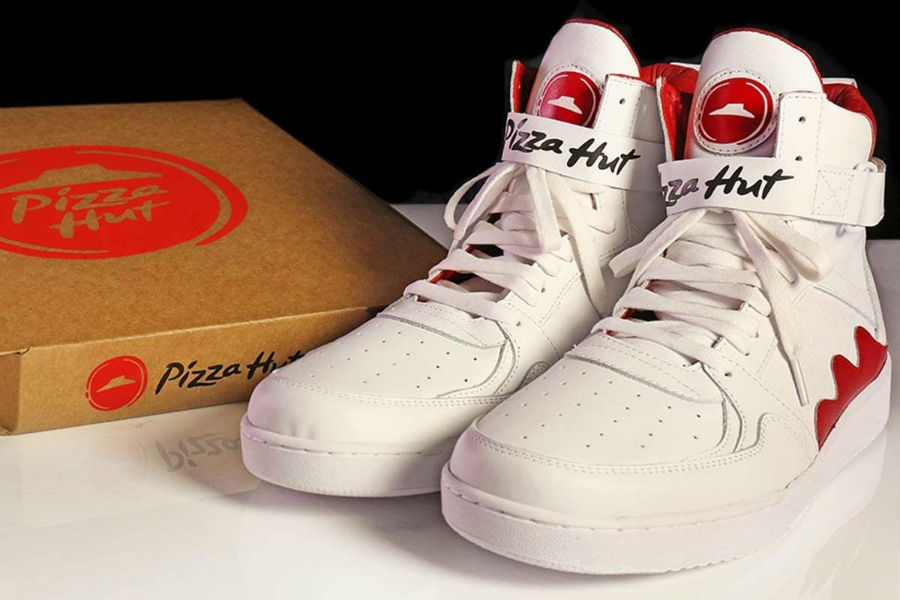 Los zapatos de Pizza Hut