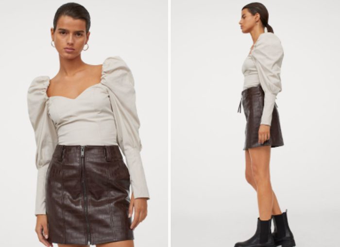 BLUSA CON LAZADA DE H&M