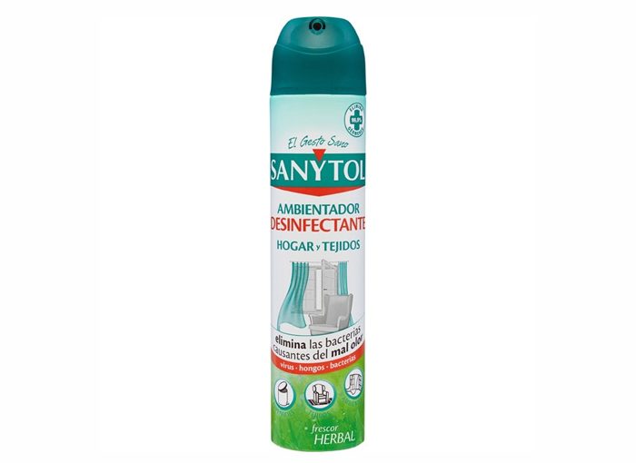 SANYTOL DESINFECTANTE HOGAR Y TEJIDOS HERBAL 300 ML