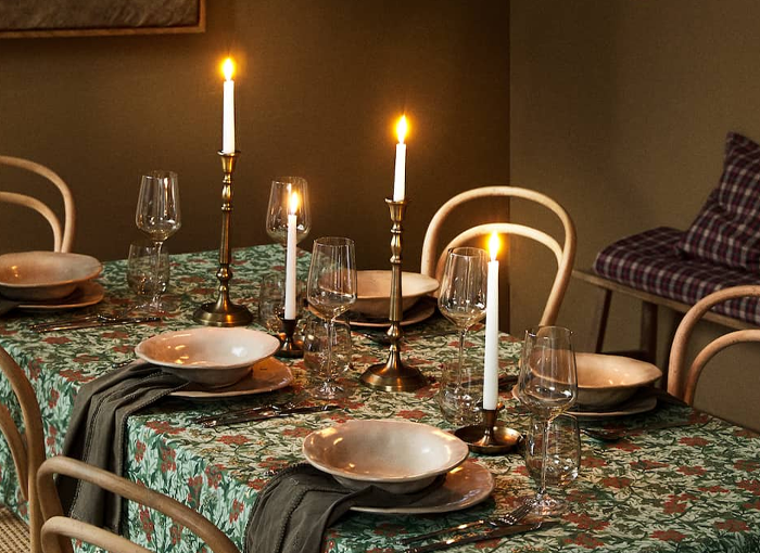 MANTEL ESTAMPADO DE ZARA HOME